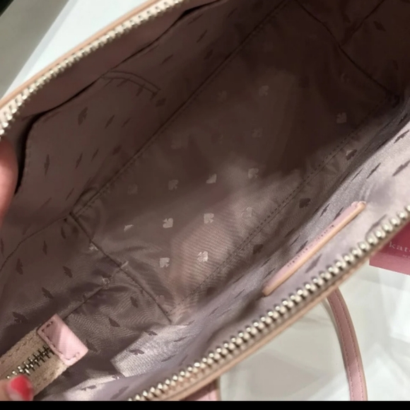 Kate Spade Joeley Rose Gold Glitter Small satchel - Picture 5 of 5